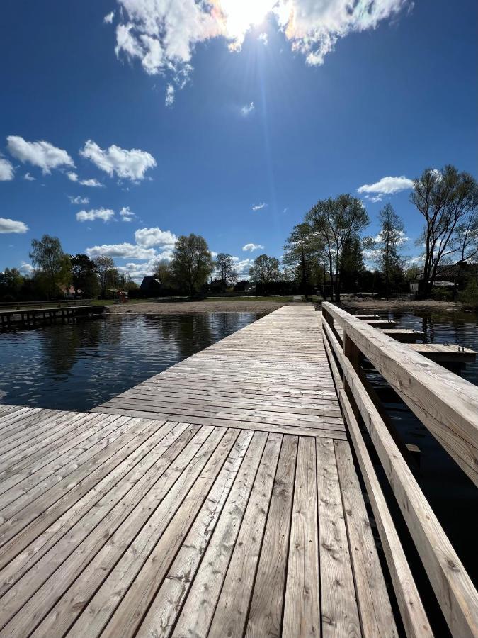 Domek Nad Jeziorem Piasutno Mazury Bagian luar foto